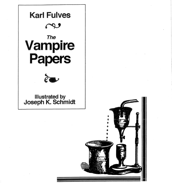 The Vampire Papers by Karl Fulves PDF
