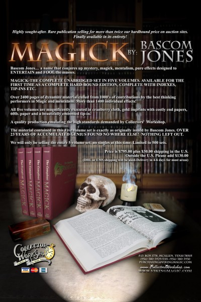 Bascom Jones - Magick Volume 1