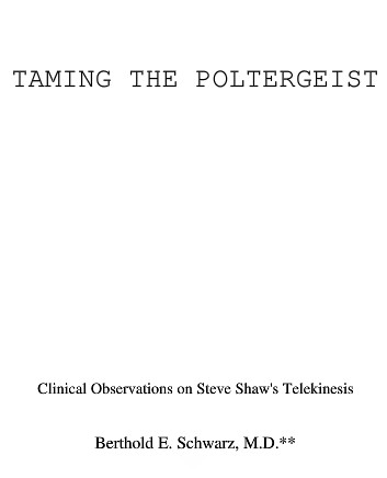 banachek - taming the poltergeist