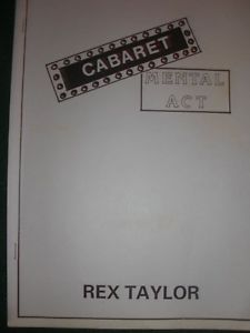 Rex Taylor - Cabaret Mental Act