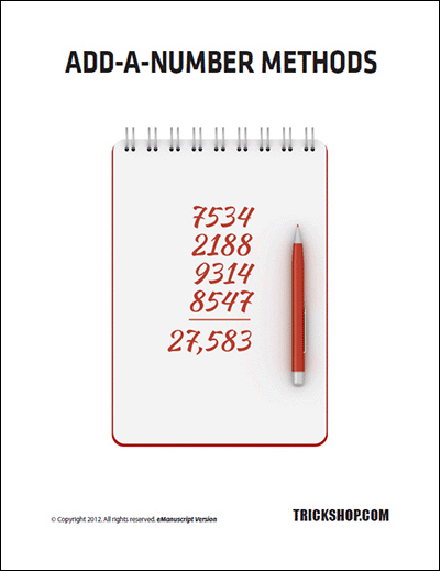 Add-a-Number Methods