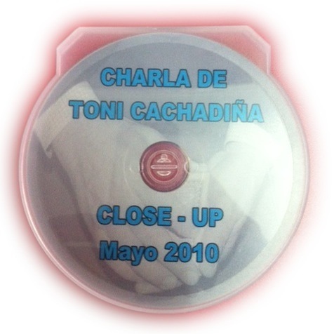 Charla de Toni Cachadina Close-Up Mayo 2010