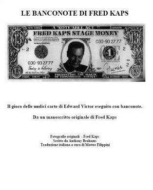 Fred Kaps - Le Banconote di Fred Kaps