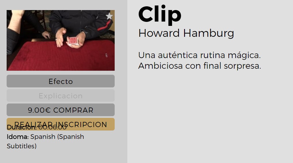 Clip by Howard Hamburg (video download)