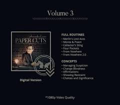 Paper Cuts Vol 3 by Armando Lucero (video download)