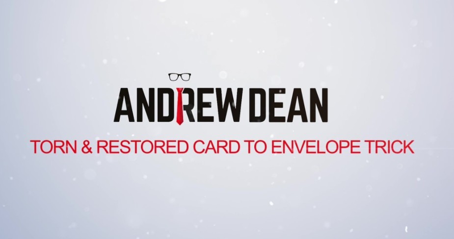 Spectator Torn and Restored to Envelope by Andrew Dean (Video Download)