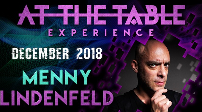At the Table Live Lecture starring Menny Lindenfeld December 19, 2018