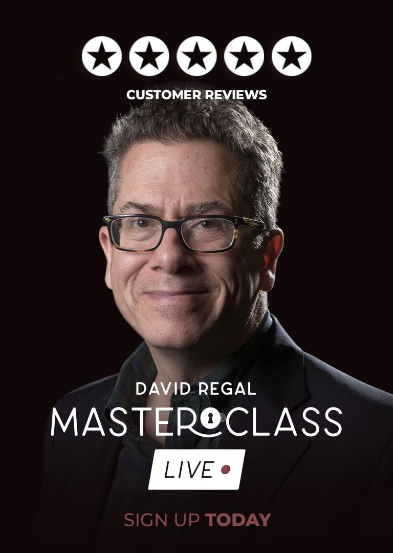 Vanishing Inc Masterclass Live Lecture by David Regal (Week 3) (MP4 Video Download 1080p FullHD Quality)