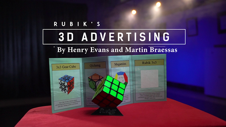 Rubik's Cube 3D Advertising by Henry Evans & Martin Braessas (MP4 Video Download 720p High Quality)