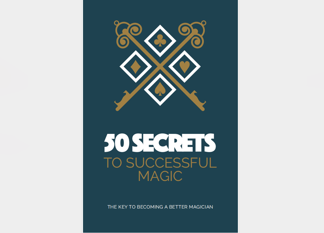 50 Secrets to Successful Magic (official PDF eBook Magic Download)