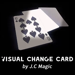 Visual Change Card by J.C Magic and China Magic