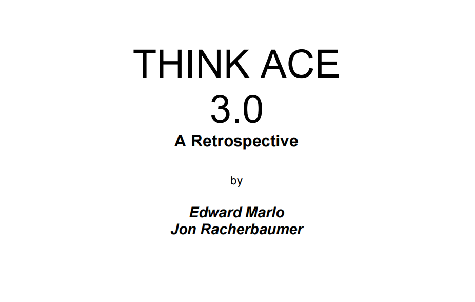 Think Ace 3.0 by Jon Racherbaumer (official PDF eBook Download)