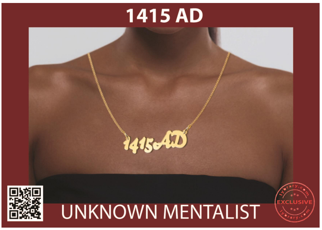 1415AD by Unknown Mentalist (official PDF eBook Download)