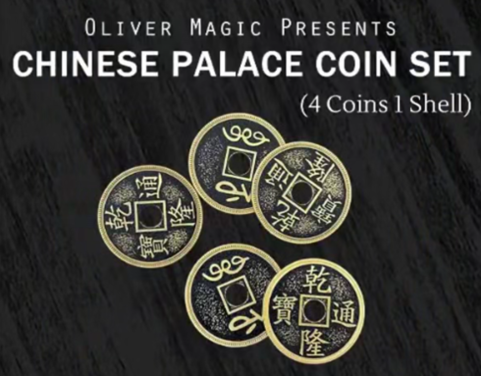 Chinese Palace Coin Set by Oliver Magic (Mp4 Video Download)