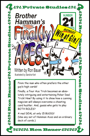 Ron Bauer Private Studies Series #21 - Brother Hamman's Final(ly) Aces (PDF eBook Download)