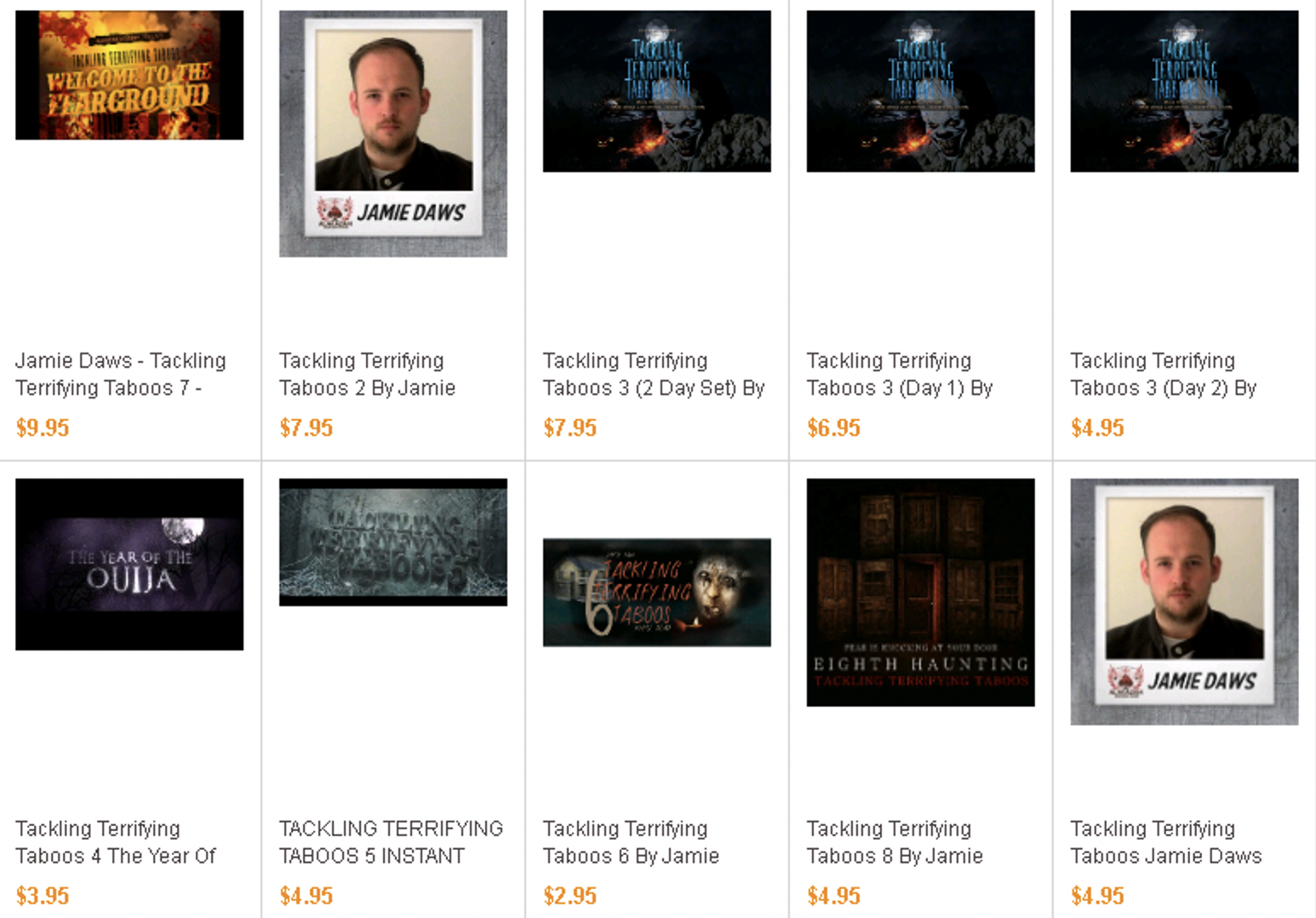 Tackling Terrifying Taboos 1-8 by Jamie Daws Collection (Download Bundle)