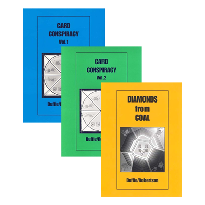 Card Conspiracy 1-3 by Peter Duffie & Robin Robertson (Card Conspiracy Vol.1 and 2 and Diamonds from Coal)