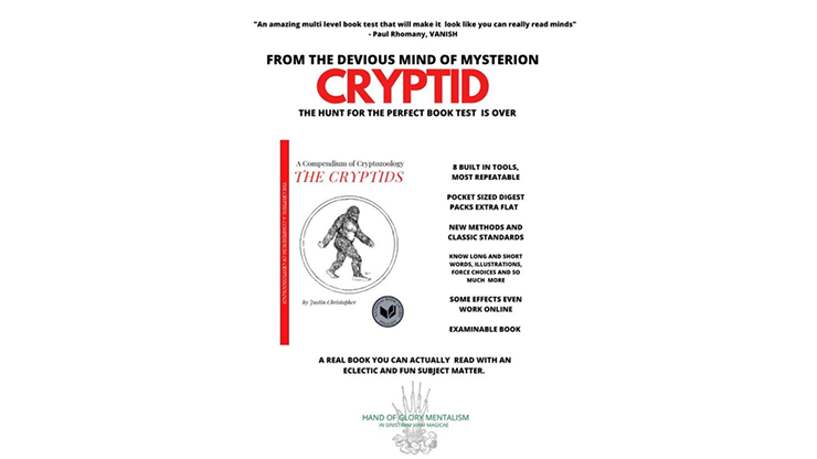 Mysterion presents: Cryptid by Mysterion (Mp4 Video Download only)
