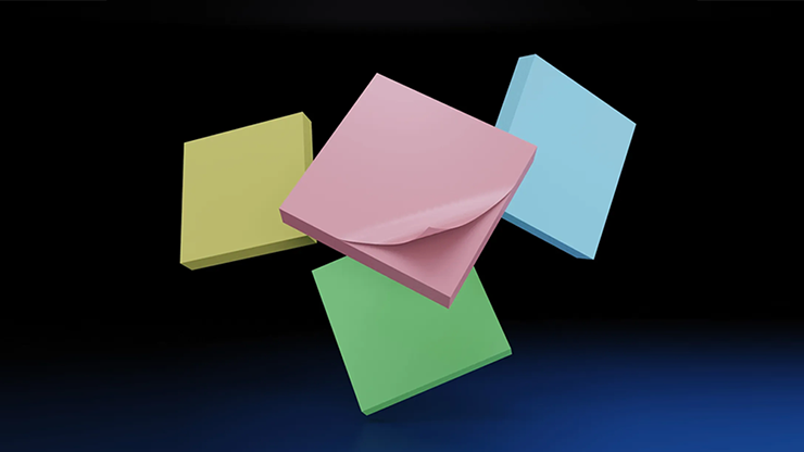 The Iarvel Magic Post-It Pad by Iarvel Magic (Mp4 Video Download)
