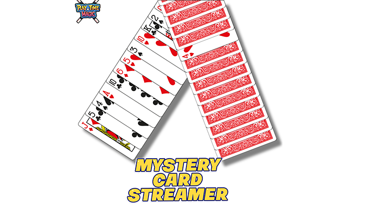 Mystery Card Streamer by PlayTime Magic DEFMA