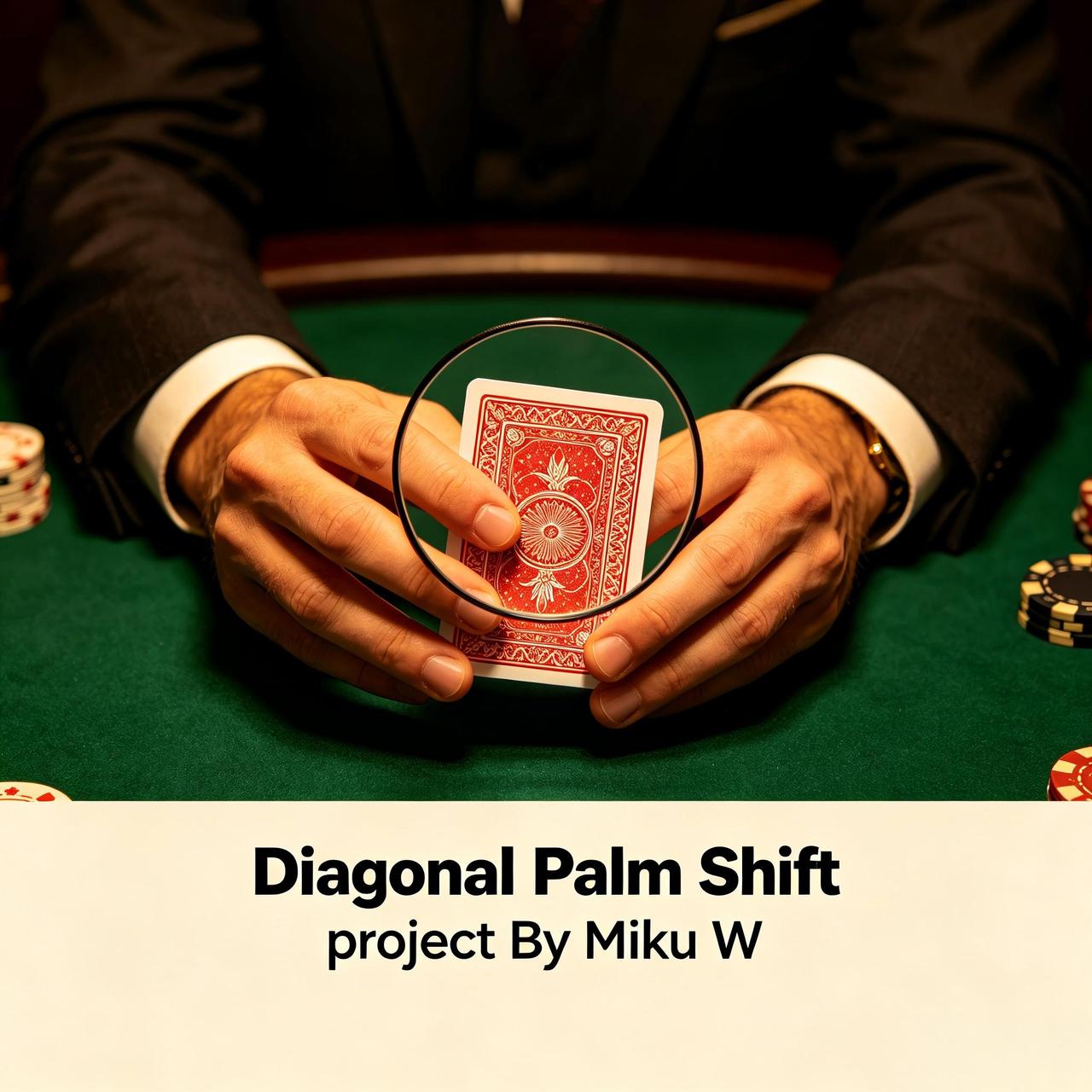 Diagonal Palm Shift project By Miku W（Four Techniques） (Instant Download)