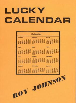 Roy Johnson - Lucky Calendar (PDF Download)