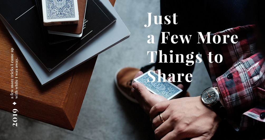 Edo Huang - Just A Few More Things To Share