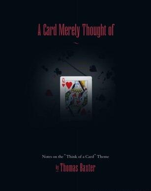 Thomas Baxter - A Card merely thought of