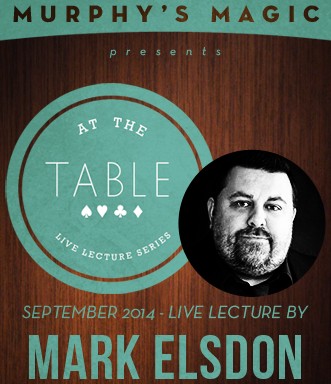 At the Table Live Lecture - Mark Elsdon