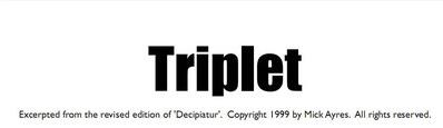 Mick Ayres - Triplet