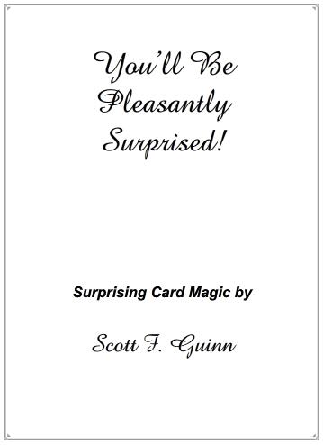 Scott F Guinn - You'll Be Pleasantly Surprised!