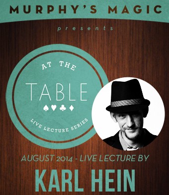 At the Table Live Lecture - Karl Hein