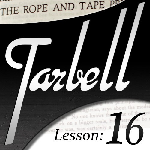 Dan Harlan - tarbell 16 Rope and Tape